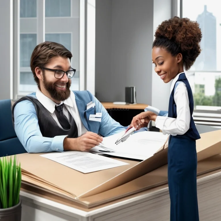 Notar berät Kunden bei Immobilienkauf